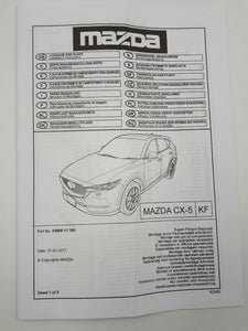 Embellecedor protector de maletero ORIGINAL Mazda CX5 Acero inoxidable KB8MV1380A