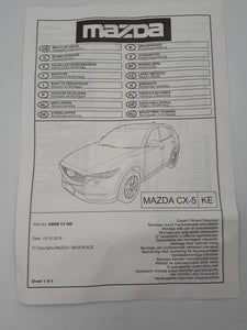 Faldillas Guardabarros Traseros Mazda CX-5 KE (2011-2017) KB8MV3460