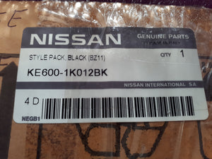 Pack de molduras negro 5 piezas Original Nissan Juke F15 2014-2020 KE6001K012BK Nismo