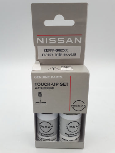 Kit de Pinceles de retoque QAB Blanco Perla Nissan original KE998QAB25CC