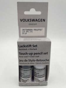 Original Audi Daytona Perleffekt Grau Ausbesserungspinsel-Set LST0P2 Z7S