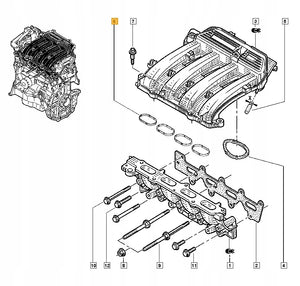 Junta de Repartidor Colector de escape Renault 8200052311 ORIGINAL