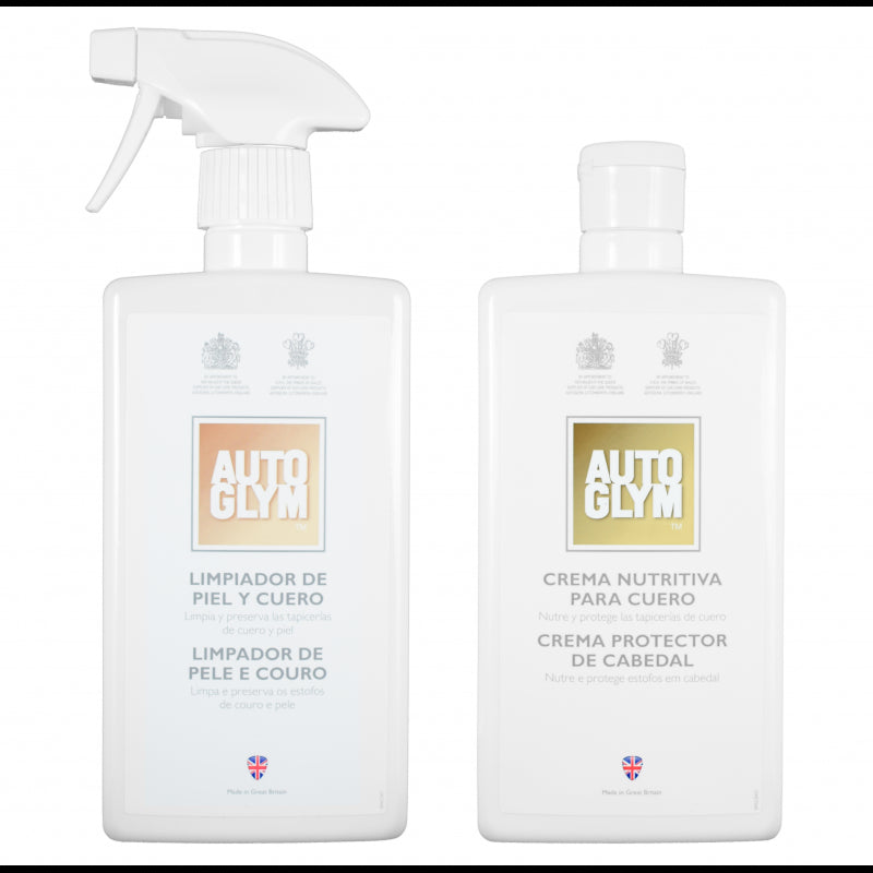 KIT CUIDADO DEL CUERO AUTOGLYM 2x500ml