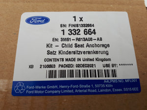 Kit de Montaje de Isofix Ford C-Max ORIGINAL 1332664