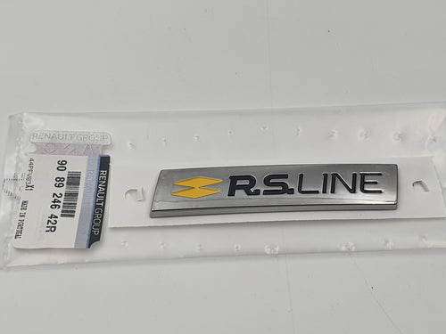 Logo Emblema Renault Clio V 5 GTLINE GT LINE Insignia Monograma Sport 908924642R - MLBMOTOR