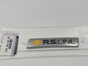 Logo Emblema Renault Clio V 5 GTLINE GT LINE Insignia Monograma Sport 908924642R - MLBMOTOR