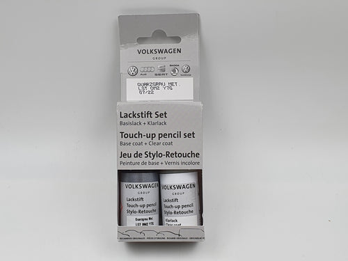 Kit de pinceles de retoque Audi Gris Cuarzo Metalizado Original LST0M2 Y7G - MLBMOTOR