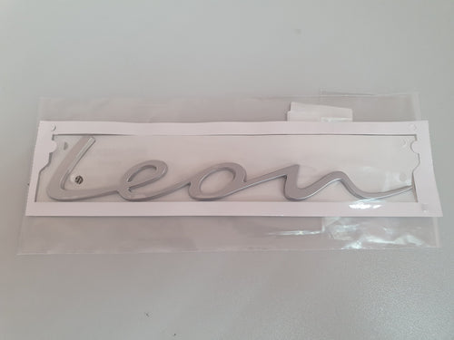 Logo Emblem letters tailgate sign Original SEAT Leon IV 2020-2023 OEM