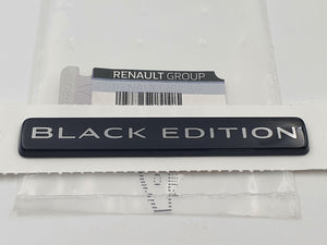 Original Renault BLACK EDITION Logo für Kadjar und Scenic IV