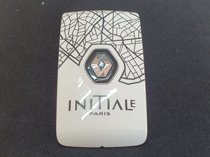 Carcasa de llave tarjeta Renault modelo INITIALE PARIS original OEM