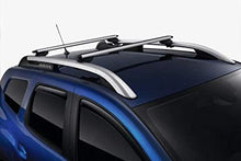 Juego de 2 barras de techo Aluminio Dacia Duster II 2018-2024 sobre barras longitudinales ORIGINALES 8201709063