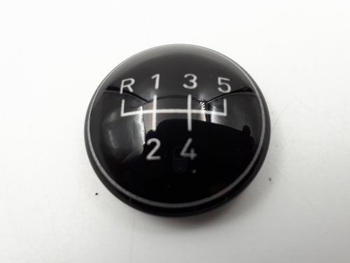 Black 5-speed knob cover Seat Ibiza 6J (2009-2011) ORIGINAL 6J0711525A