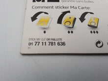 Sticker carcasa para la llave de Renault Captur, Clio, Megane, Laguna,Arkana... Color Brillantina original de Renault OEM