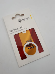 Sticker carcasa para la llave de Renault Captur, Clio, Megane, Laguna,Arkana...  España original de Renault OEM