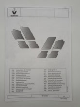 Set of 4 comfort textile floor mats Renault ZOE phase 1 (2012-2019) ORIGINAL 8201257260