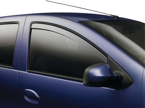 Pair of front wind deflectors Dacia Sandero II and Logan II 2012-2020 original OEM 8201314422