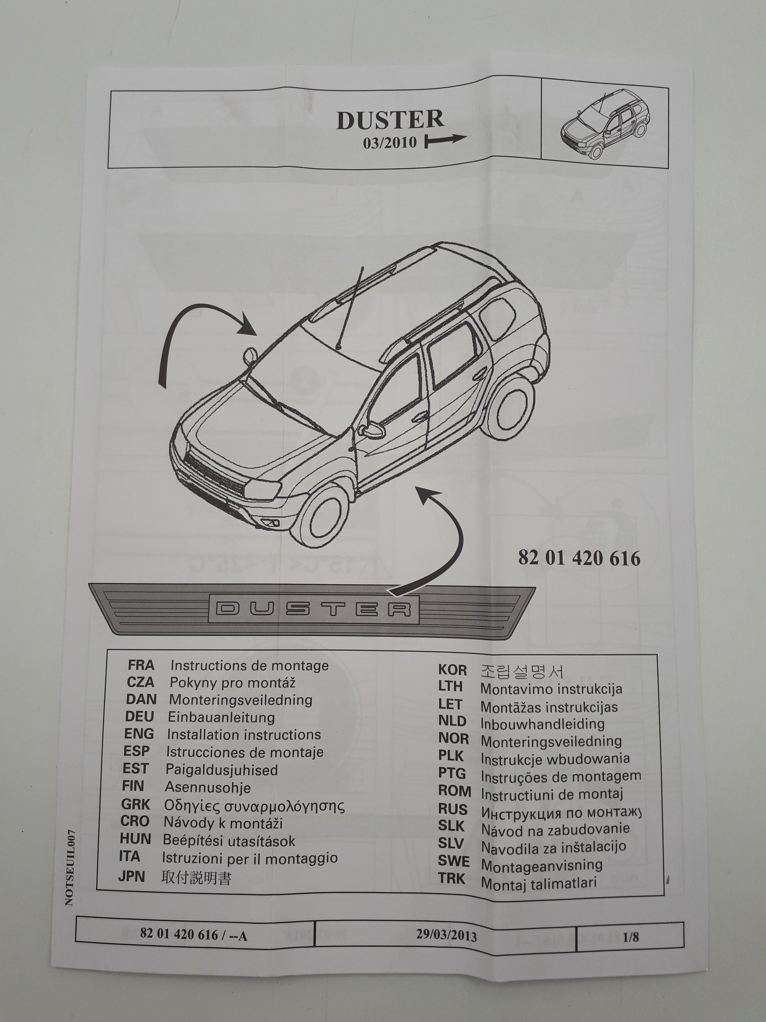 Auto-Innentürgriff, robuster Ersatz-Innentürgriff für Dacia Dokker Duster Sandero, ABS-Material Auto-Innentürgriff, robuster Ersatz-Innentürgriff für Dacia Dokker Duster Sandero, ABS-Material