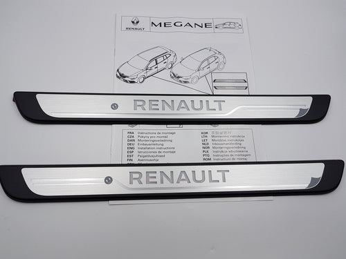 2 Embellecedores de Puertas Original Renault Megane 4 IV 8201577972 Sport RS - MLBMOTOR