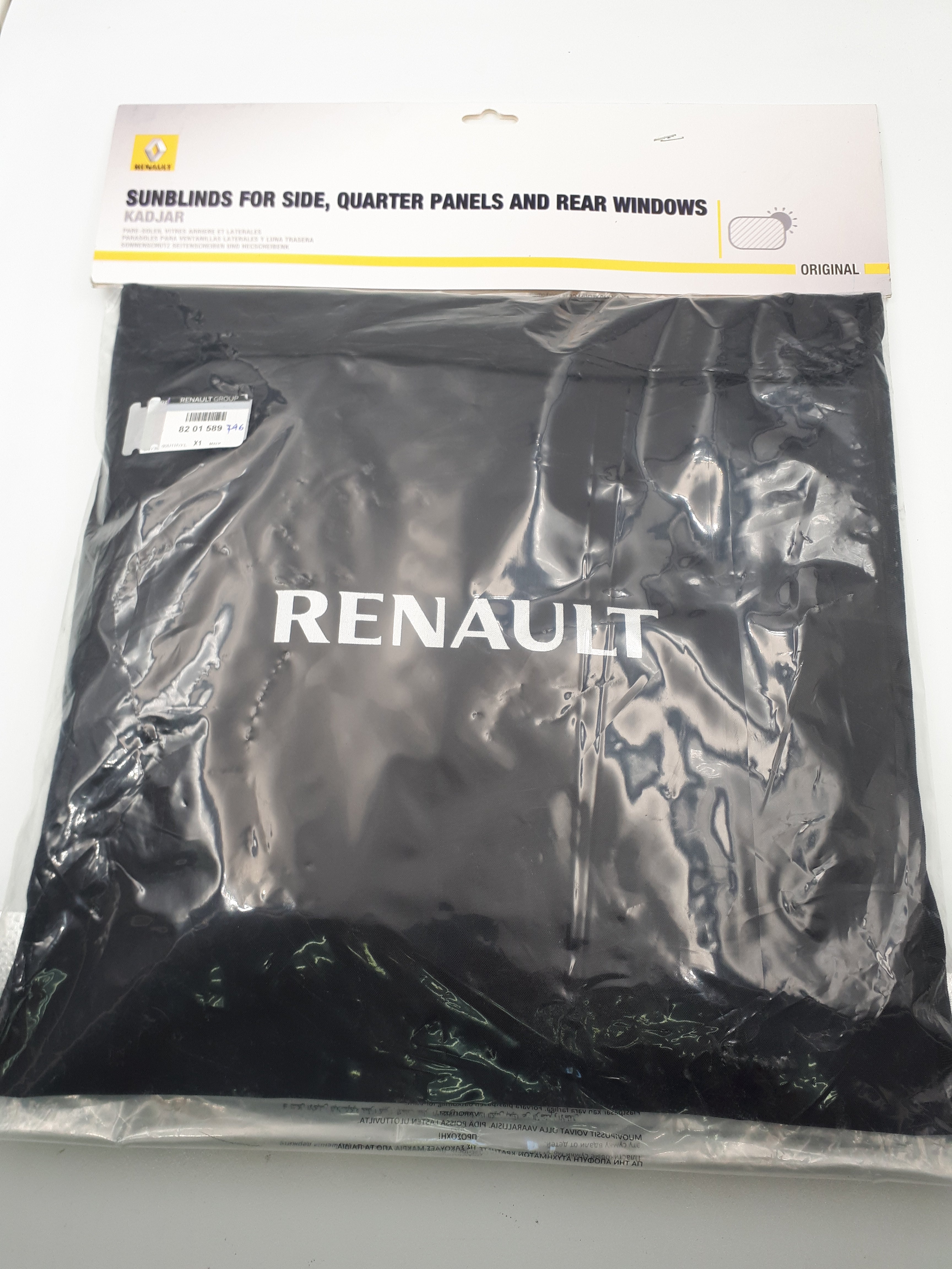 M MOTOS Beige rubberen kofferbakmatten voor Renault
