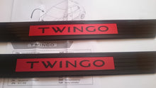 Pair of door trims Renault Twingo III 2014-2022 red Original 8201607756