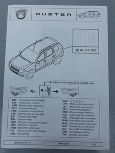 Protección del maletero Easyflex Dacia Duster I 2010-2017 Original 8201615784 - MLBMOTOR