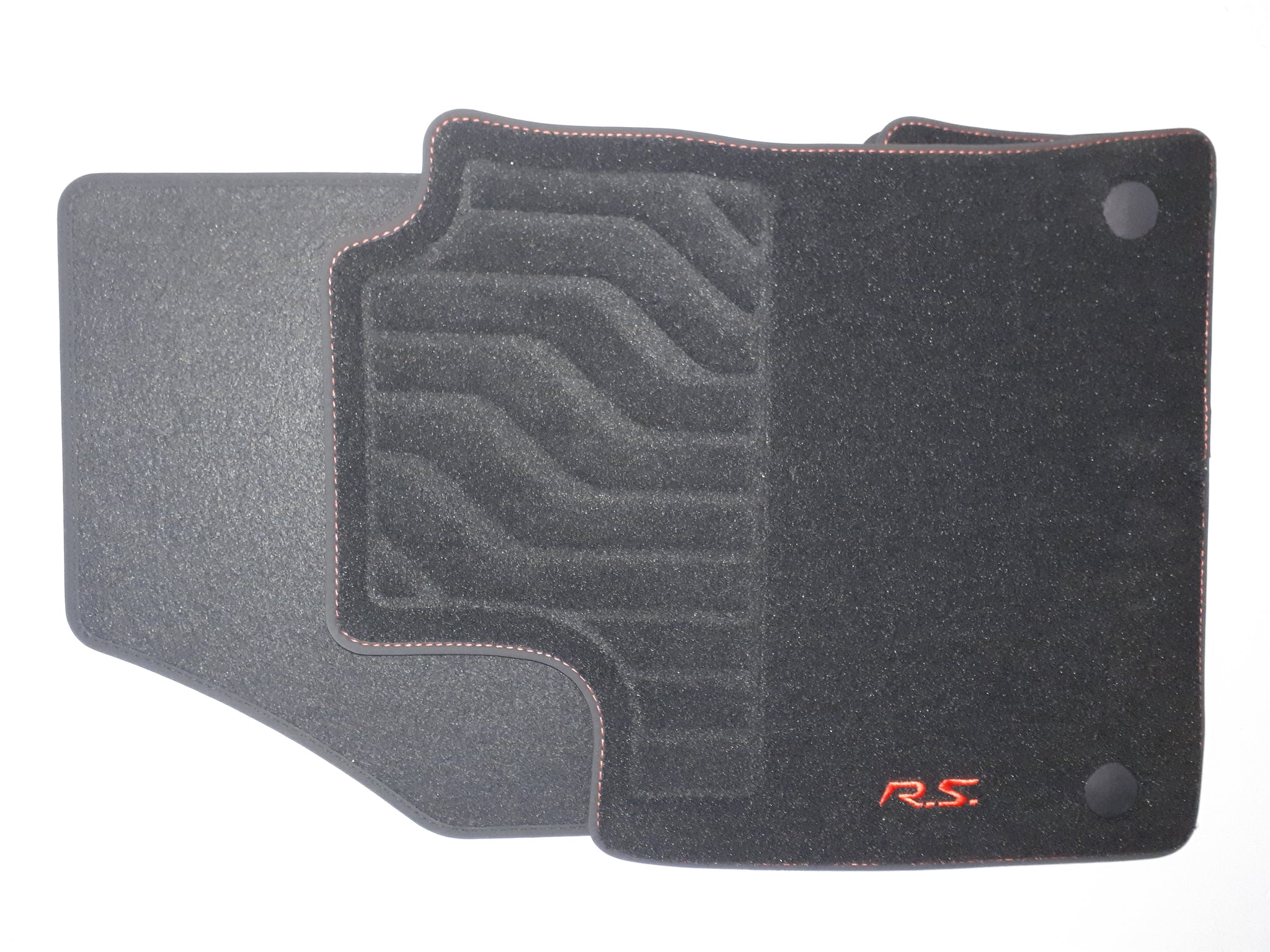 thumbnail image 2 of Lengenfelder Floor Mats For Renault Clio V (5) - Anthracite With Orange Edge 2 of 5