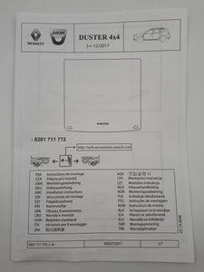 Alfombrilla de Maletero Dacia Duster II 4x4 (2018-2023) ORIGINAL 8201711772