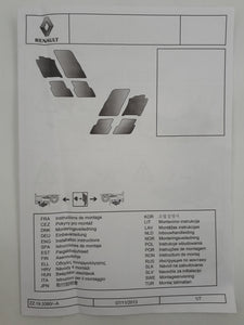 Juego de 4 alfombrillas textiles delanteras Renault Kangoo III (2021-2023) ORIGINAL 8201735431
