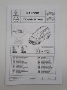 Apoyabrazos Reposabrazos para Renault Kangoo III  y Nissan Townstar (2021-2023) ORIGINAL 877504504R