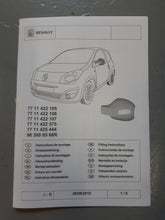 Chromschalen für Renault Clio 3 (2009-2012) und Twingo II (2007-2014) Spiegel 963006568R