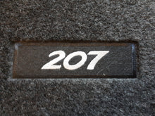 Set of 4 textile floor mats Peugeot 207 and 207 SW (years 2006-2015) Original Dark gray