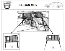Red de separación Dacia Logan II MCV 2012-2020 Original 8201529614