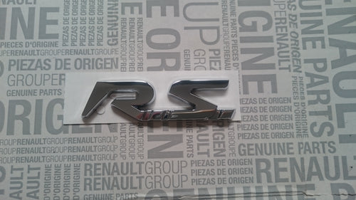 Logo Emblema Renault Sport Megane Clio III 4 3 IV Monograma delantero RS - MLBMOTOR