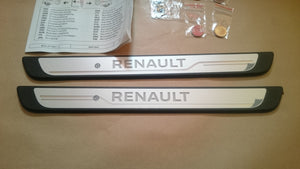 2 Embellecedores de Puertas Original Renault Megane 4 IV Iluminados 8201577970 - MLBMOTOR