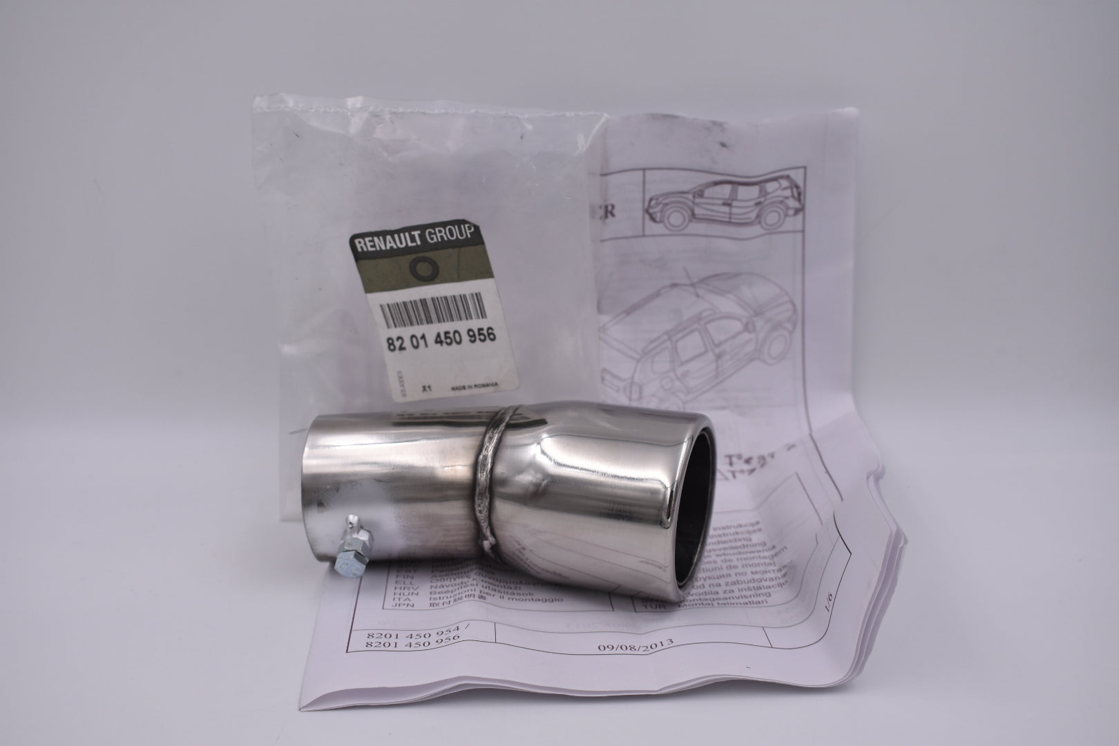 Deflettore Di Scarico Curvo Per Dacia Duster II (2018-) - 50 Mm - Foto 2