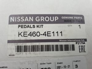 Resposapies y pedales deportivos Nissan Qashqai J11 2014–2018 ORIGINAL KE4604E111