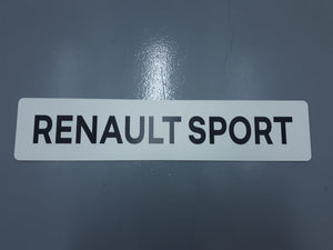 Placa de matrícula Renault Sport ORIGINAL Arkana, Captur, Megane, Kadjar, Clio