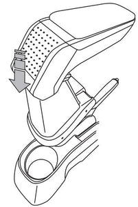 Apoyabrazos Reposabrazos Armster S AR10 Toyota Yaris III 2014-2020 SDA5657AA1 V00799