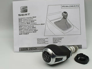 Schaltknauf Sport 6v Leon und Ateca Original Aluminium SEAT 5F0064230E