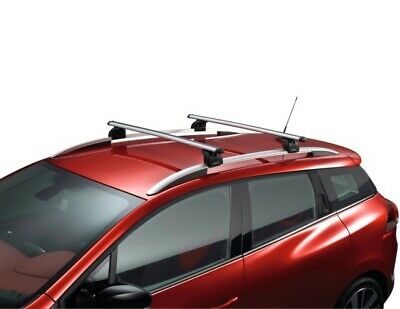 Aluminum transversal roof bars Renault Clio IV Sport Tourer 2012-2019 original 8201321621